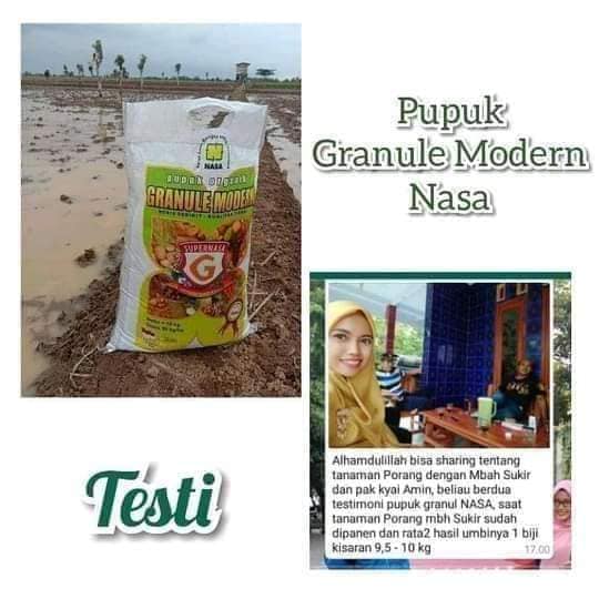 suplayer  Pupuk Organik Granule Nasa di 
Manukan Wetan WA 0857 9711 6827 