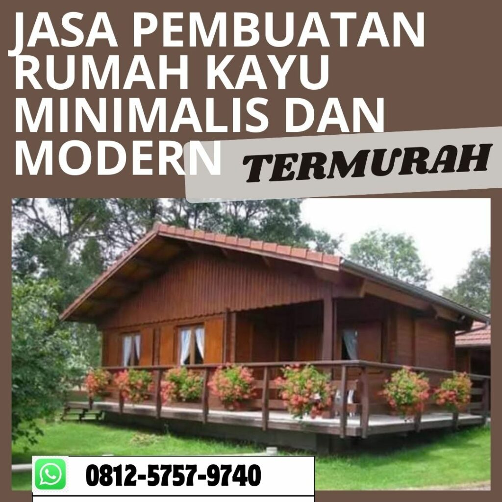 TERMURAH, WA 0812-5757-9740 Jasa Pembuatan Rumah Kayu Jawa  <span style=