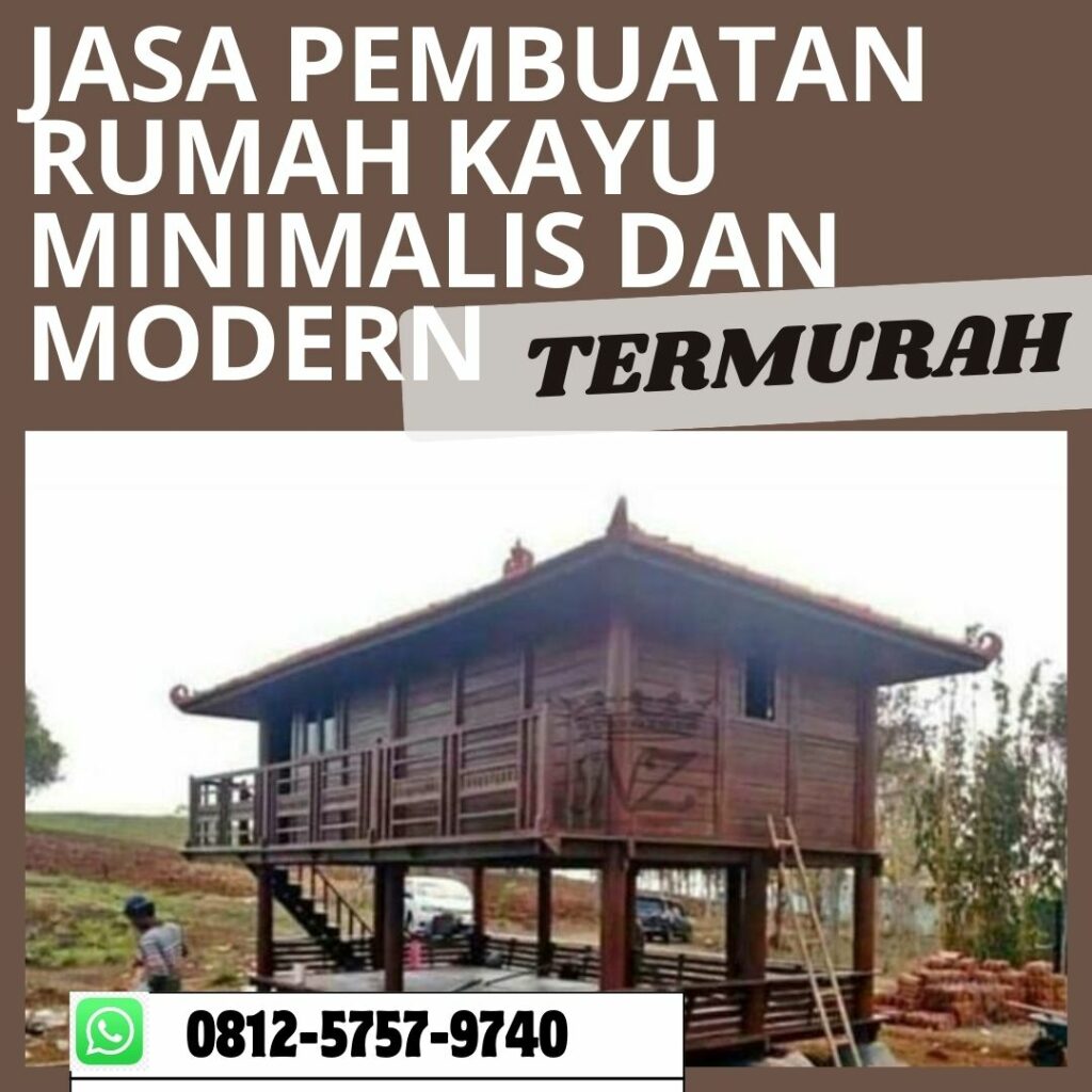 Jasa Pembuatan Rumah Kayu di Surabaya  <span style=