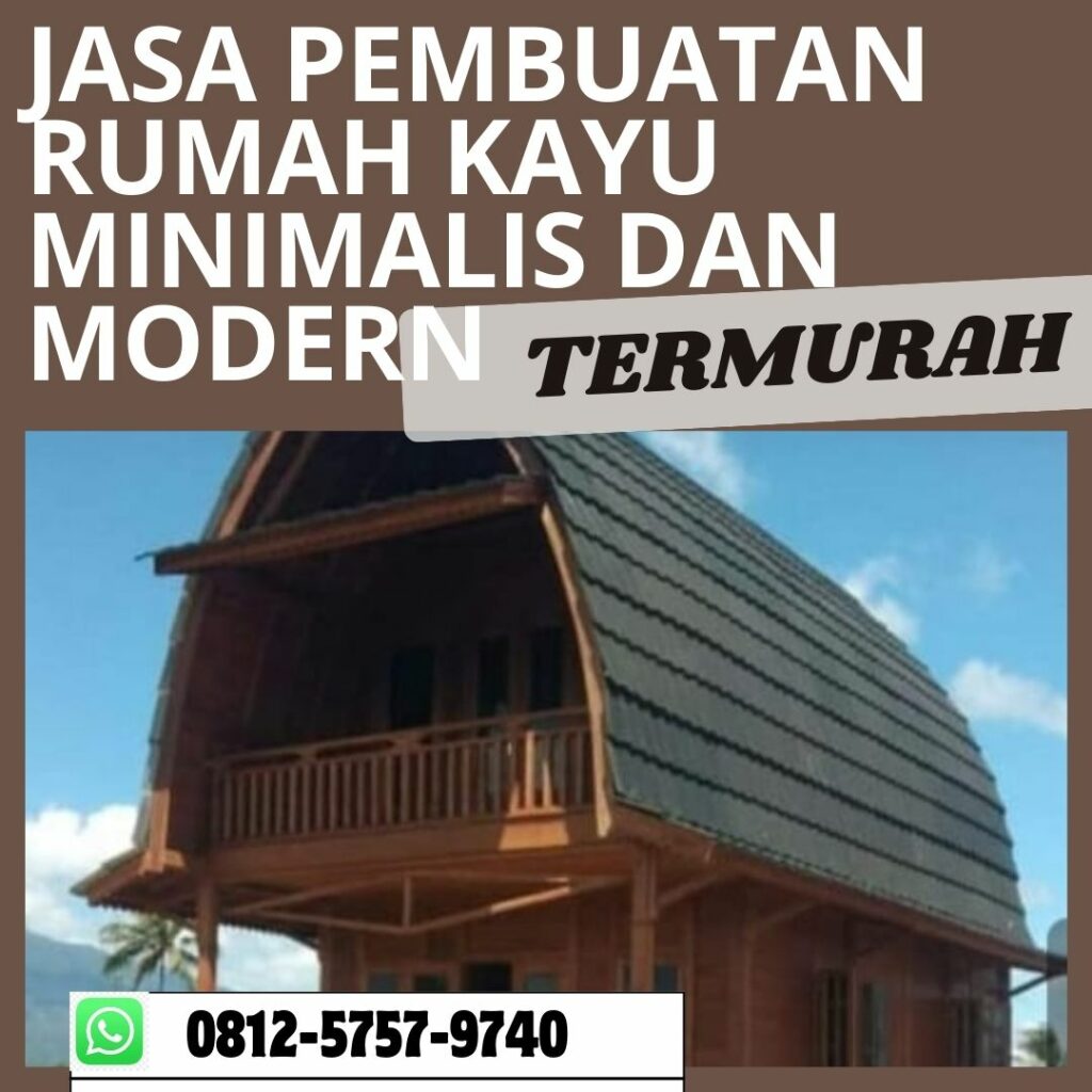 PROFESIONAL, WA 0812-5757-9740 Jasa Pembuatan Villa Rumah Kayu Organik (Java Joglo)  <span style=