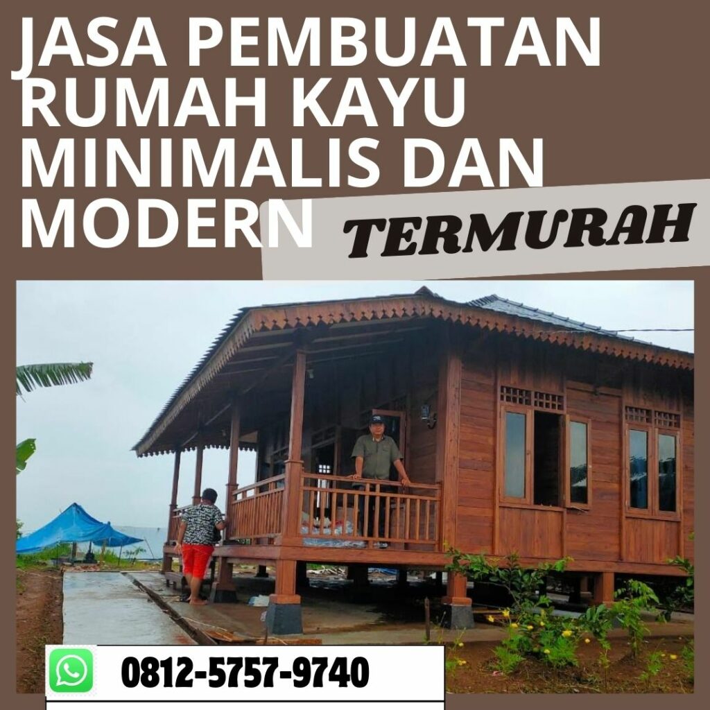 PROFESIONAL, WA 0812-5757-9740 Jasa Pembuatan Rumah Dengan Ornamen Kayu  <span style=