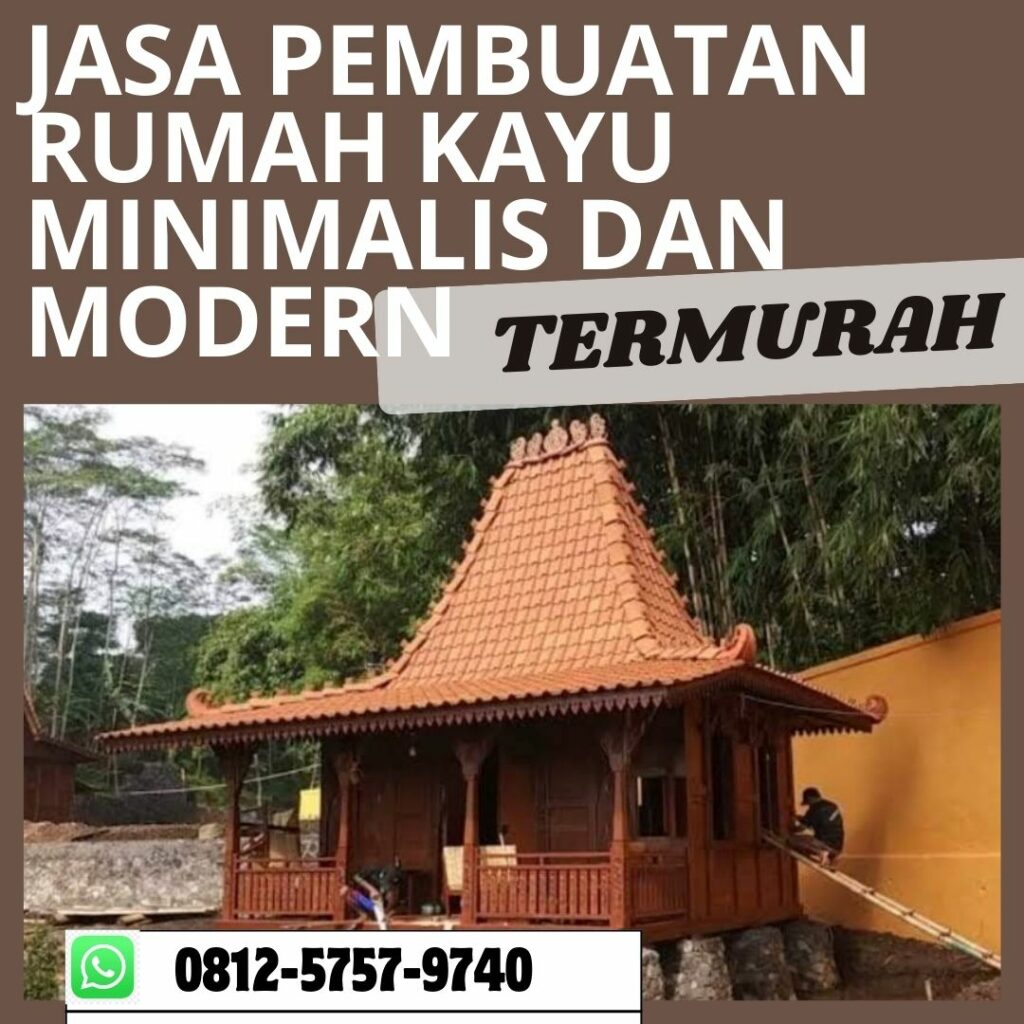 Jasa Pembuatan Rumah Kayu  <span style=