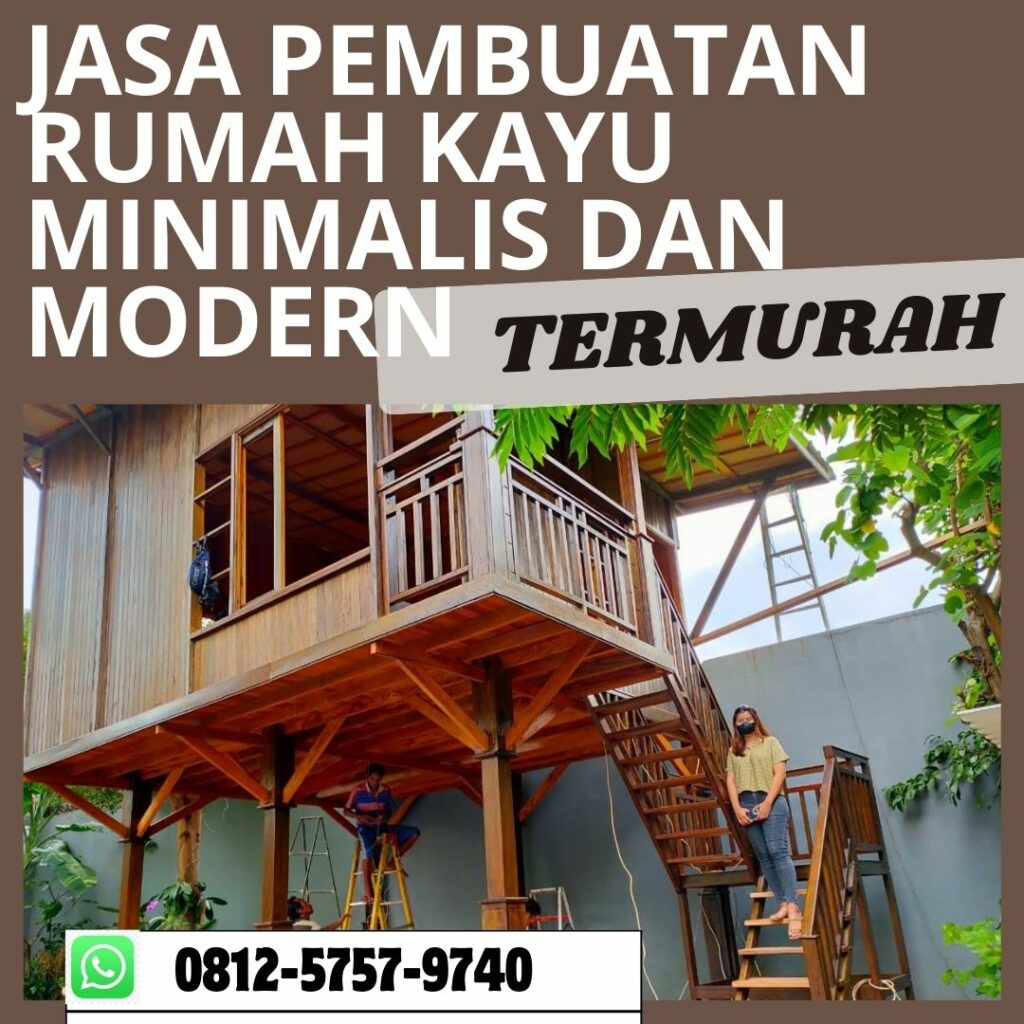 PROFESIONAL, WA 0812-5757-9740 Jasa Pembuatan Rumah Kayu Minahasa  <span style=