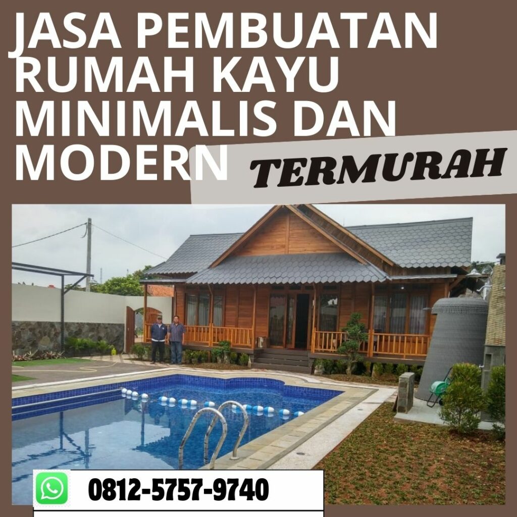 Jasa Pembuatan Rumah Kayu di Bandung  <span style=