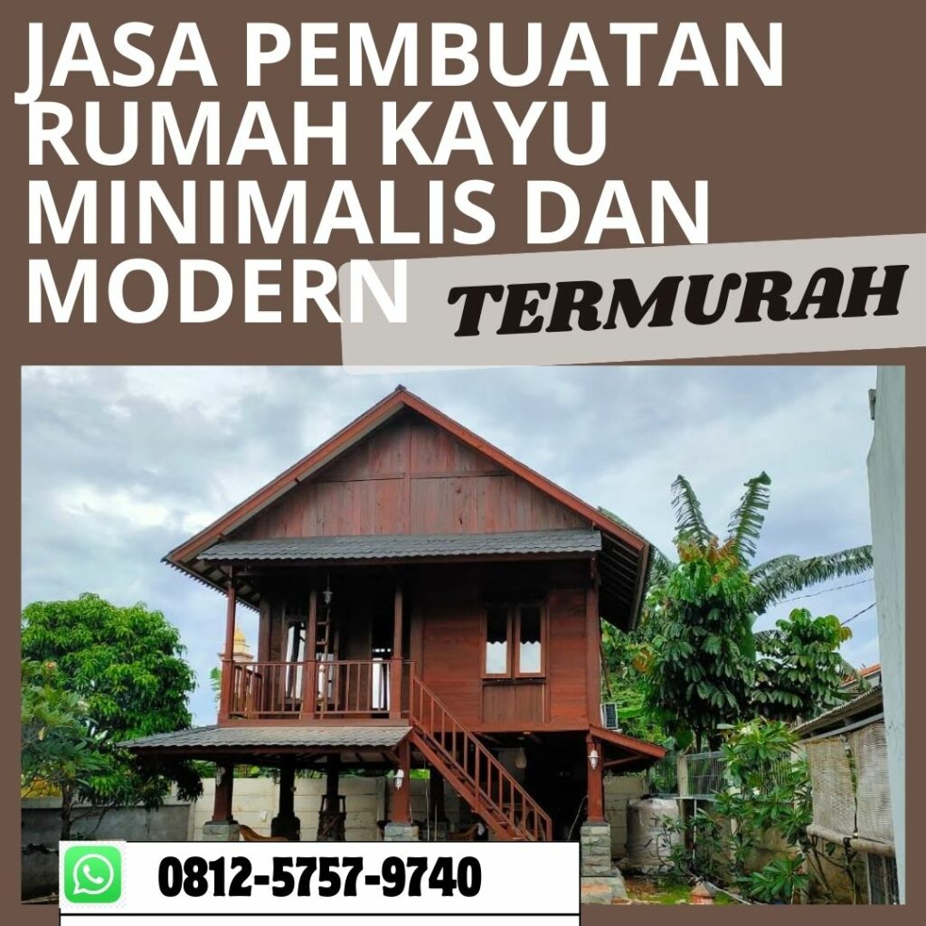 PROFESIONAL, WA 0812-5757-9740 Jasa Pembuatan Rumah Kayu Rancabali  <span style=