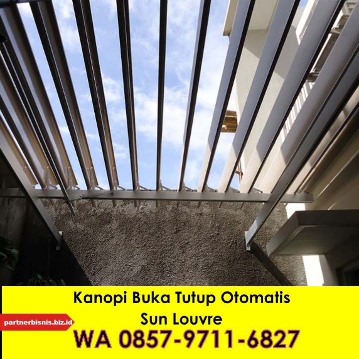 WA 0857 9711 6827  Proses Pemasangan Kanopi Alumunium Atap Buka Tutup Otomatis
Pemasangan kanopi aluminium atap buka tutup otomatis membutuhkan sebagian langkah untuk menentukan hasil yang optimal. Berikut yakni pelaksanaan umum yang kami ikuti:  <strong srcset=