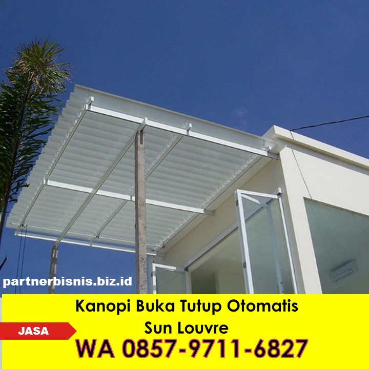 WA 0857 9711 6827  Progres Pemasangan Kanopi Aluminium Atap Buka Tutup Otomatis
Pemasangan kanopi almunium atap buka tutup otomatis memerlukan sebagian langkah untuk menetapkan hasil yang optimal. Berikut yakni pengerjaan lazim yang kami ikuti:  <strong srcset=