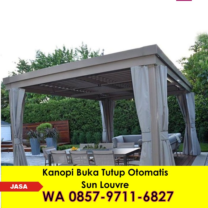 WA 0857 9711 6827  Proses Pemasangan Kanopi Alumunium Atap Buka Tutup Otomatis
Pemasangan kanopi aluminium atap buka tutup otomatis membutuhkan beberapa langkah untuk menetapkan hasil yang optimal. Berikut ialah cara kerja awam yang kami ikuti:  1. Konsultasi dan Pengukuran
Konsultasi Awal: Regu kami akan menjalankan konsultasi awal untuk memahami kebutuhan dan preferensi Anda.
Pengevaluasian Lokasi: Regu akan melaksanakan pengevaluasian di lokasi untuk menentukan ukuran dan pemasangan yang ideal.
2. Pembuatan dan Persiapan
Pembuatan Kanopi: Menurut ukuran yang telah dievaluasi, kanopi aluminium akan diproduksi pantas spesifikasi.
Persiapan Lokasi: Area pemasangan akan dipersiapkan, termasuk penguatan struktur bila diperlukan.
3. Pemasangan
Instalasi Rangka: Rangka yang akan menahan panel atap dipasang dengan hati-hati.
Pemasangan Panel Atap: Panel aluminium dipasang dan diatur agar bisa berfungsi dengan bagus.
Pengujian: Setelah pemasangan selesai, regu kami akan menguji mekanisme buka tutup untuk menetapkan semuanya berfungsi dengan baik.
4. Penyelesaian dan Pembersihan
Penyelesaian Akhir: Segala detail akhir diperiksa dan dituntaskan.
Pembersihan Lokasi: Area kerja dibersihkan untuk mempertimbangkan tidak ada sisa-sisa material atau debu.
Tabel Nama Tempat di Jakarta dan Sekitarnya
Berikut adalah tabel yang mencantumkan nama-nama tempat di Jakarta dan kawasan sekitarnya yang kami layani:  Berikut adalah tabel yang mencantumkan nama-nama tempat di Jakarta dan kawasan sekitarnya yang kami layani:<table srcset=