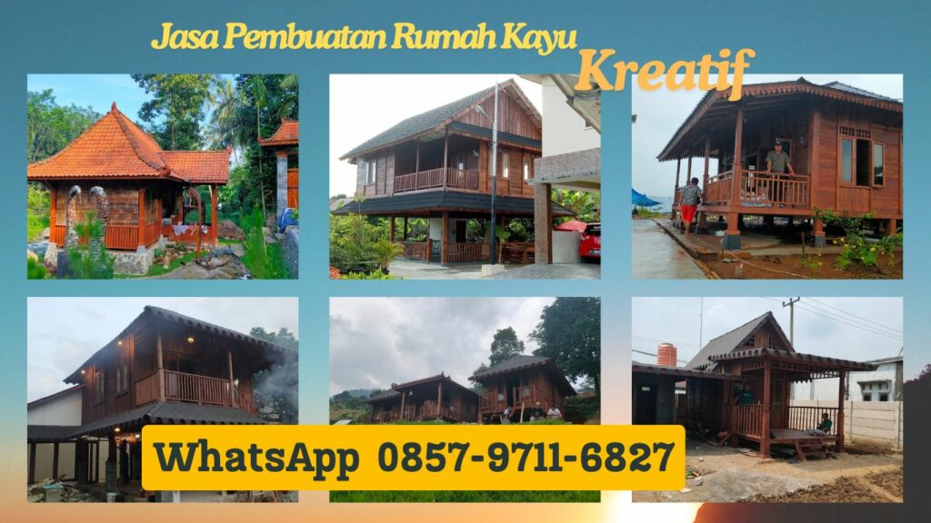 WA 0857-9711-6827 Jasa Bangun  Rumah Kayu  Profesional di 
Wiyung Surabaya
