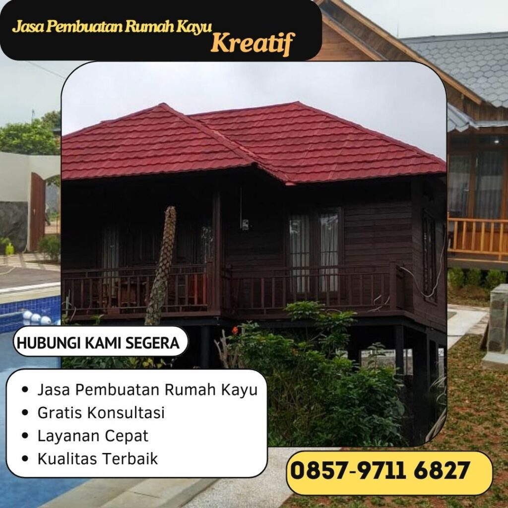 Jasa Pembuatan Rumah Kayu di 
Harjosari II, Medan Amplas, Medan<h3 srcset=