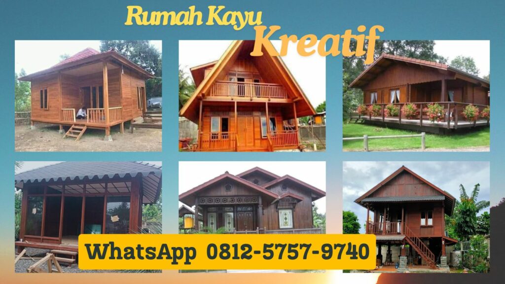 Jasa Pembuatan Rumah Kayu di Cimahi 0857 9711 6827 