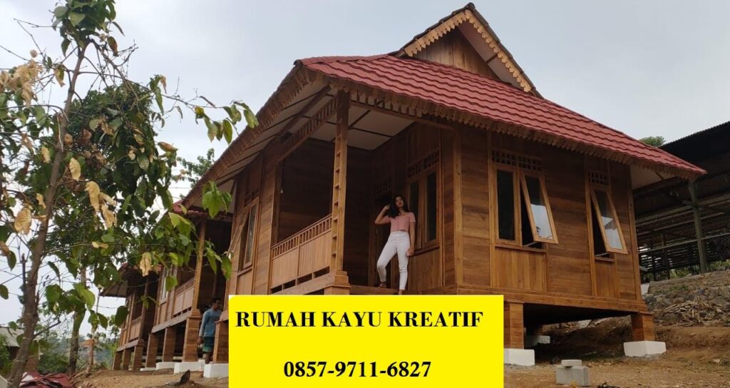 WA 0857-9711-6827 Harga Pembuatan Rumah Kayu Knockdown   Termurah di 
Panawangan Ciamis
