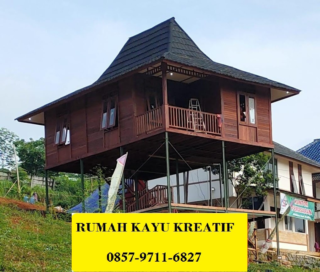 𝐑𝐄𝐊𝐎𝐌𝐄𝐍𝐃𝐀𝐒𝐈 ! Pabrik Pembuatan Rumah  Adat  di Temanggung WA 0857 9711 6827