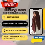 
Jasa konveksi kerudung untuk organisasi di Bandung