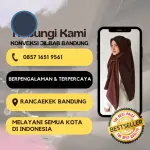 
Pembuatan kerudung sesuai tren