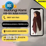 Harga Grosir dan Custom Merk Sendiri Kerudung Termurah di Ngasem