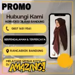 
Pembuatan kerudung sesuai tren di Bandung