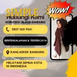 
Jasa pembuatan kerudung untuk fashion show di Bandung